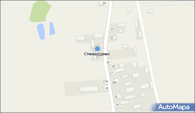 Chwaszczewo, Chwaszczewo, 21, mapa Chwaszczewo