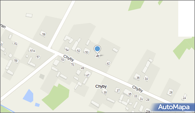 Chyby, Chyby, 46, mapa Chyby