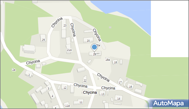 Chycina, Chycina, 19, mapa Chycina