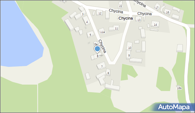 Chycina, Chycina, 6, mapa Chycina