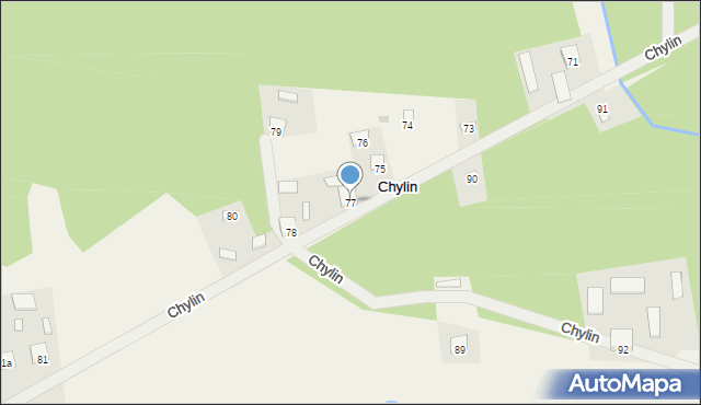 Chylin, Chylin, 77, mapa Chylin