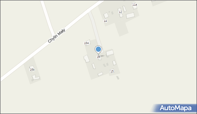 Chylin Mały, Chylin Mały, 16, mapa Chylin Mały