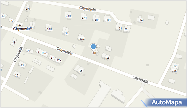 Chynowie, Chynowie, 18/2, mapa Chynowie