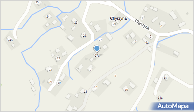 Chyrzyna, Chyrzyna, 27a, mapa Chyrzyna