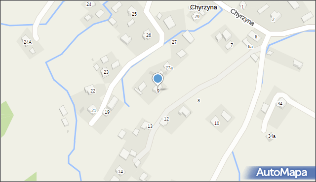 Chyrzyna, Chyrzyna, 9, mapa Chyrzyna