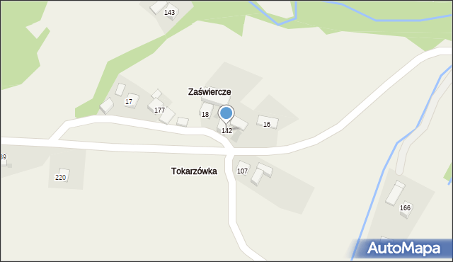 Chyszówki, Chyszówki, 142, mapa Chyszówki