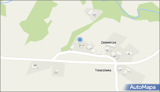 Chyszówki, Chyszówki, 17, mapa Chyszówki