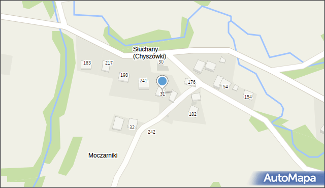 Chyszówki, Chyszówki, 31, mapa Chyszówki