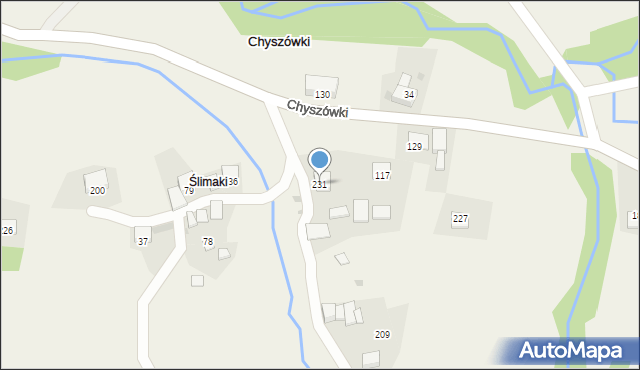 Chyszówki, Chyszówki, 35, mapa Chyszówki