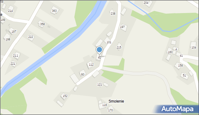 Chyszówki, Chyszówki, 42, mapa Chyszówki