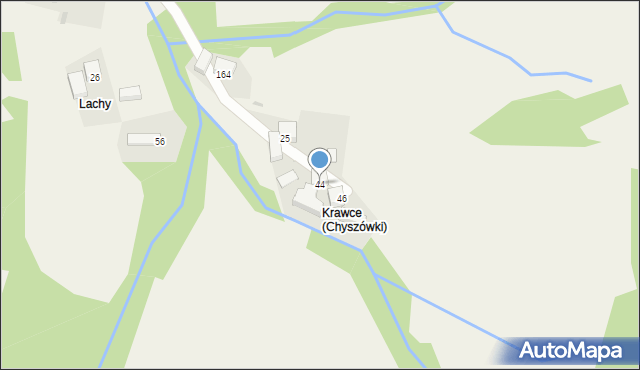 Chyszówki, Chyszówki, 44, mapa Chyszówki