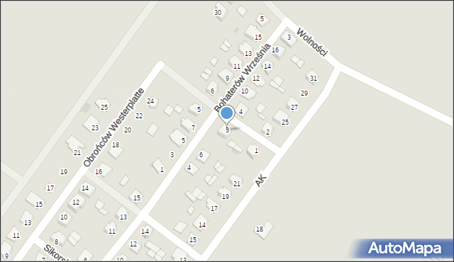 Cieszanów, Charewicz Łucji, 3, mapa Cieszanów