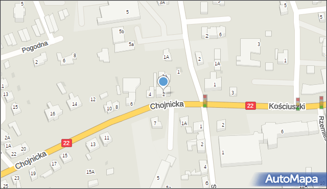 Czersk, Chojnicka, 2, mapa Czersk