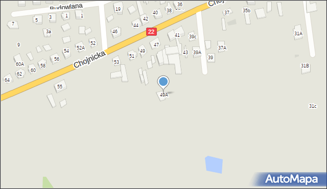 Czersk, Chojnicka, 49A, mapa Czersk