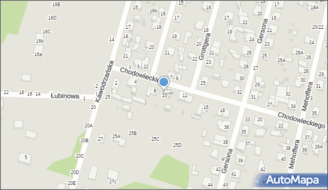 Częstochowa, Chodowieckiego Daniela, 10, mapa Częstochowy