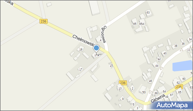 Czyczkowy, Chełmowska, 17a, mapa Czyczkowy