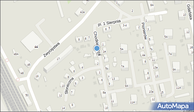 Dobre Miasto, Chodkiewicza, 4, mapa Dobre Miasto