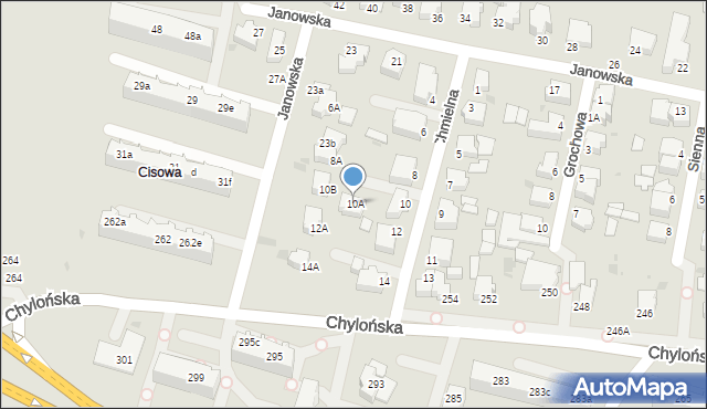 Gdynia, Chmielna, 10A, mapa Gdyni