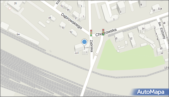 Gliwice, Chorzowska, 2, mapa Gliwic