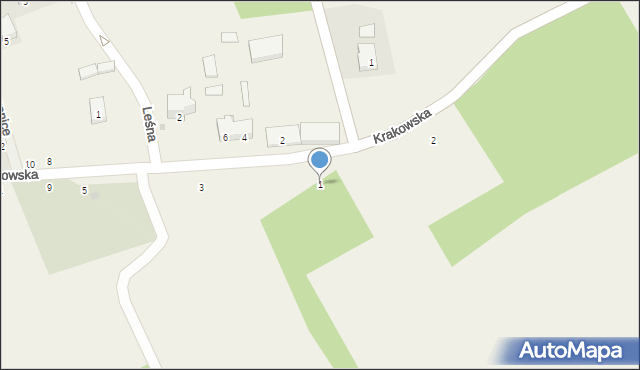 Gorenice, Chrzanowska, 1, mapa Gorenice