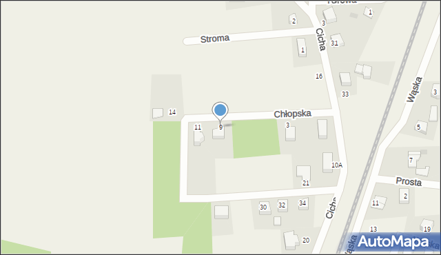 Gościcino, Chłopska, 9, mapa Gościcino