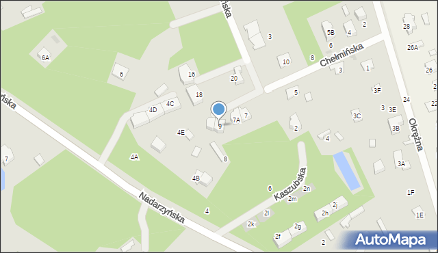 Grodzisk Mazowiecki, Chełmińska, 9, mapa Grodzisk Mazowiecki