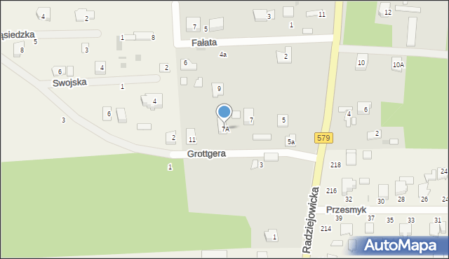 Grodzisk Mazowiecki, Chełmońskiego Jana, 7A, mapa Grodzisk Mazowiecki