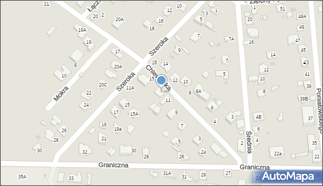 Grodzisk Mazowiecki, Chlewińska, 13, mapa Grodzisk Mazowiecki