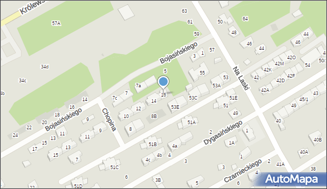 Grodzisk Mazowiecki, Chopina Fryderyka, 16, mapa Grodzisk Mazowiecki