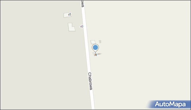 Grodztwo, Chabrowa, 38a, mapa Grodztwo