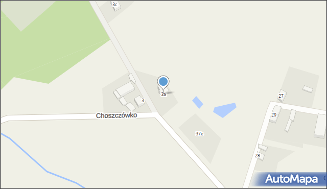 Grzymiradz, Choszczówko, 3a, mapa Grzymiradz