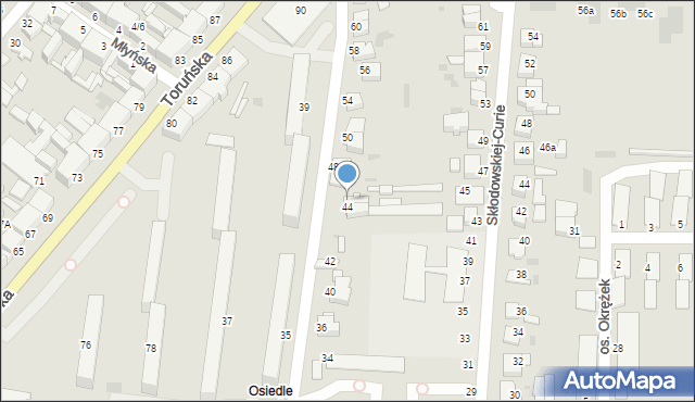 Inowrocław, Chociszewskiego Józefa, 46, mapa Inowrocławia