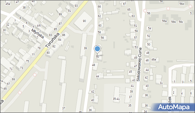 Inowrocław, Chociszewskiego Józefa, 50, mapa Inowrocławia