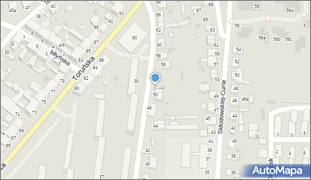 Inowrocław, Chociszewskiego Józefa, 52, mapa Inowrocławia