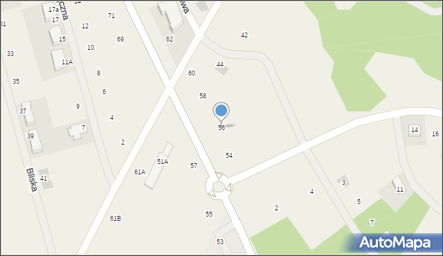 Jabłonna, Chotomowska, 56, mapa Jabłonna