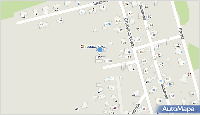 Jaworzno, Chropaczówka, 35C, mapa Jaworzno