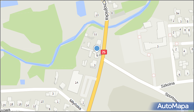 Kamień Krajeński, Chojnicka, 5, mapa Kamień Krajeński