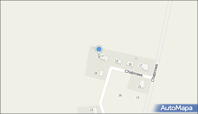 Kamieniec, Chabrowa, 31, mapa Kamieniec