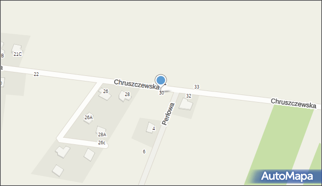 Kargoszyn, Chruszczewska, 30, mapa Kargoszyn