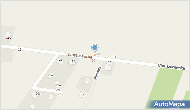 Kargoszyn, Chruszczewska, 31, mapa Kargoszyn