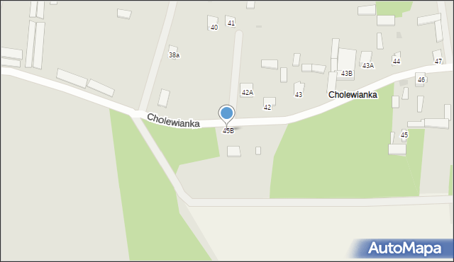 Kazimierz Dolny, Cholewianka, 45B, mapa Kazimierz Dolny