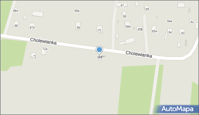 Kazimierz Dolny, Cholewianka, 66B, mapa Kazimierz Dolny