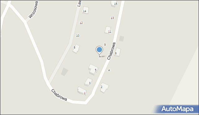 Kętrzyn, Chabrowa, 7, mapa Kętrzyn