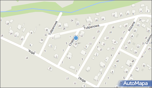 Kolonowskie, Chabrów, 10, mapa Kolonowskie