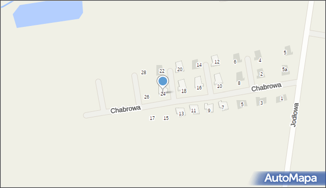 Konarzew, Chabrowa, 24, mapa Konarzew