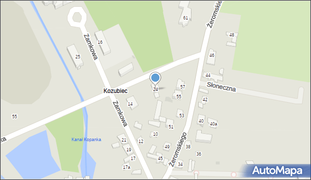 Koniecpol, Chrząstowska, 24, mapa Koniecpol