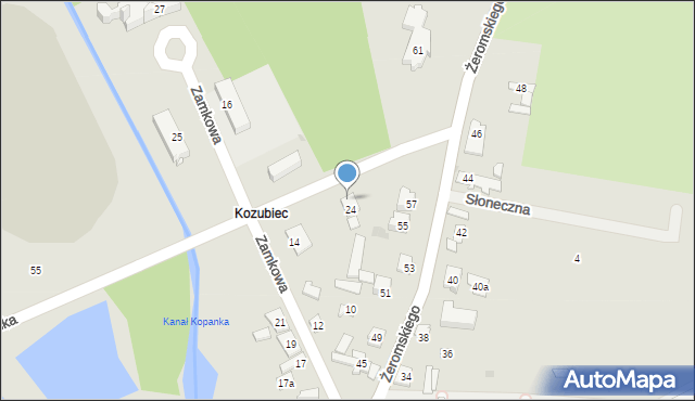 Koniecpol, Chrząstowska, 26, mapa Koniecpol