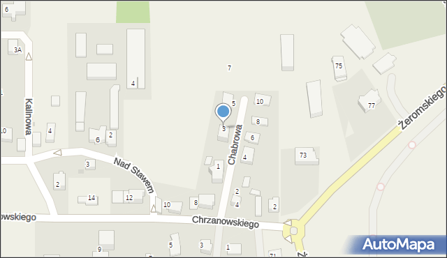 Kosakowo, Chabrowa, 3, mapa Kosakowo