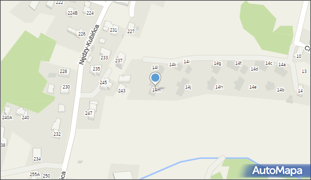 Kościelisko, Chotarz Bór, 14m, mapa Kościelisko