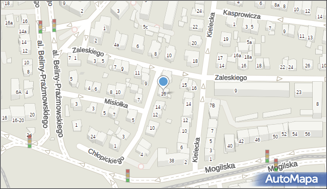 Kraków, Chłopickiego Józefa, gen., 16, mapa Krakowa